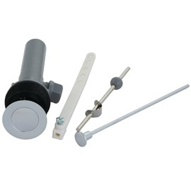 Kingston Brass KBP1001 Plastic Pop-Up Drain with Overflow, Polished Chrome