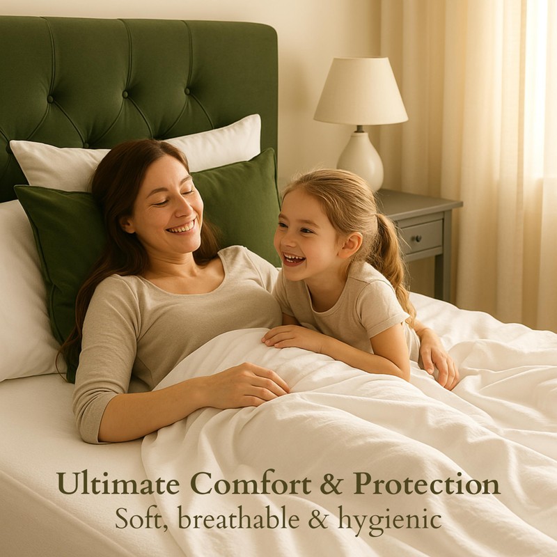 House 22 Terry Towel Waterproof Mattress Protector – King Size