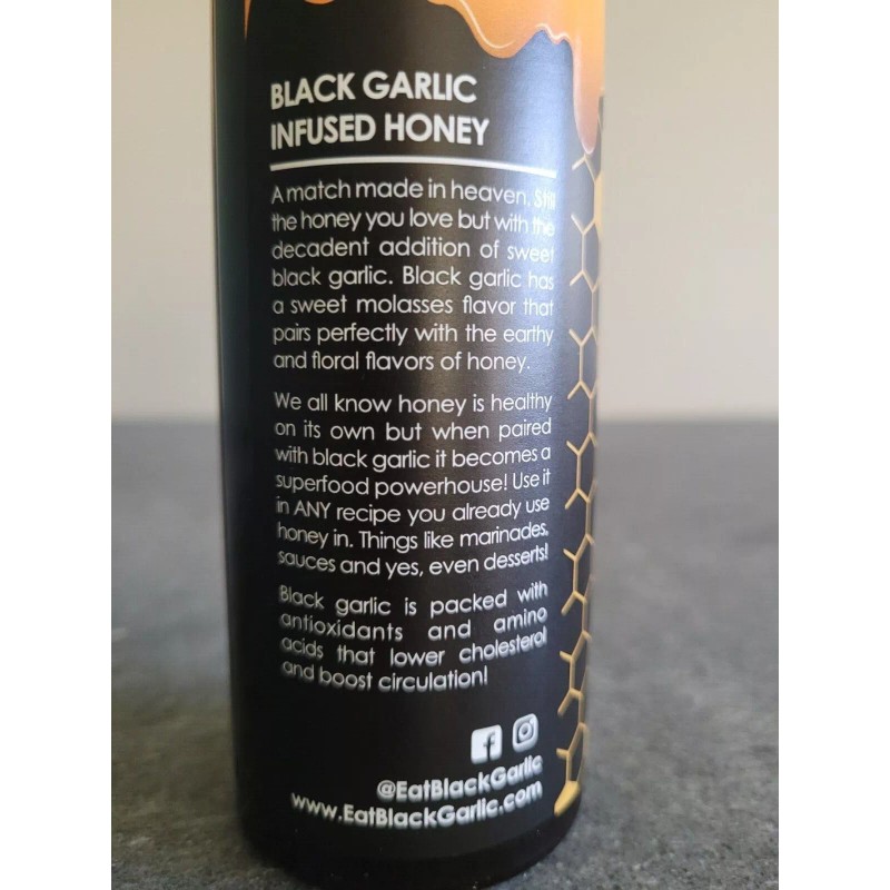 Fresh Perspective Black Garlic Infused Honey "Fresh Perspective" 12oz Squeeze