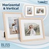 Icona Bay 8x10 Light Oak Picture Frame with Removable Mat