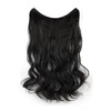 OneHorse Women's Long Perm Wave Gradient Natural Hair Extensions with