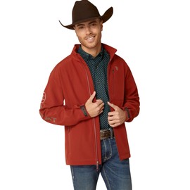 ARIAT Men's Logo 2.0 Softshell Jacket - Koa Wood, XX-Large