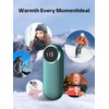 Hand Warmers Rechargeable,AI 12000mAh Electric Hand Warmers with Light, 2