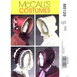 McCall's 5129 Sewing Pattern Womens Civil War Bonnets Costume