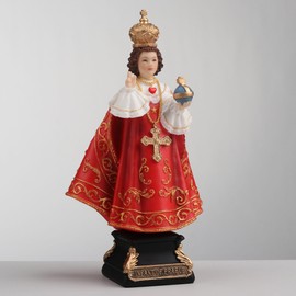 Veronese Design 6 1/4 Inch Infant Jesus of Prague Polyresin Hand Painted Figurine Religious Icon Collectible Statue