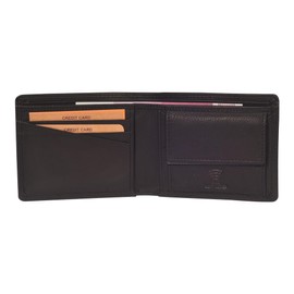 Hill Burry Leather Army Wallet I Wallet I Wallet Genuine Leather RFID Protection High Quality Natural Tanned Black, black, rfid wallet