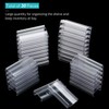 Outus 30 Pieces Plastic Label Holders Wire Shelf Label Holders
