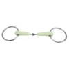 Horse Snaffle Bit Rubber Wrapped Stainless Steel Loose Ring Horse