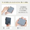 imeetu Mini Wallet, Thin, L-Shaped Zipper, Genuine Leather, Large Capacity,