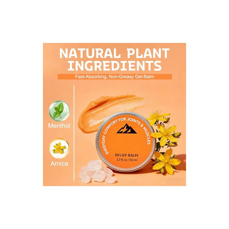 2pcs Soothing Massage Cream for Knee, Foot, Back & Joint,