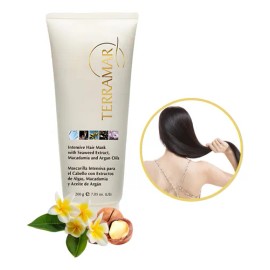Mascarilla Capilar Terramar 200g Argán Macadamia Hidratante Antifrizz