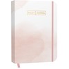 Bullet Journal "Watercolor Rose" 05: Mit Punkteraster, Seiten für Index,
