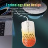 Wired Gaming Mouse with 7 RGB 3600DPI Lightweight Ergonomics Breathable