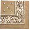 MDSTYLE 100% Cotton Bandana for Men & Women 22" x