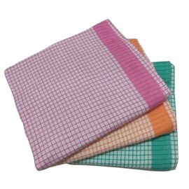 Cotton Colors Cotton Bath Towel (Pack of 3,Multicolor)