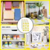 Pack of 8 Antibacterial Fridge Mats, EVA Non-Slip Mat Drawers,