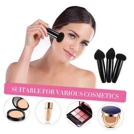 FOMIYES Makeup Kit Love Heart Puff Sponge Pens 3 in 1 Beauty Makeup Tools Comfortable to Hold Handle Multifunctional Pen