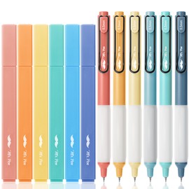Mr. Pen- Aesthetic Highlighters and Gel Pens, 12 Pack, Assorted Colors, Bible Highlighters No Bleed, Black Ink Gel Pens, Highlighter Pens, No Bleed Highlighters for Bibles, Gel Pens