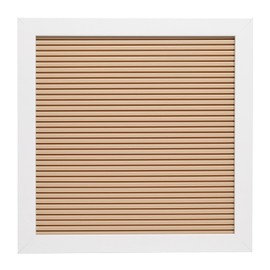 Kate & Milo Classic Wooden Letterboard, Baby Keepsake Photo Prop, Message Board Keepsake For Milestones, Gender Neutral Nursery Decor, Newborn Announcement Sign, White and Beige