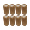4" Cohesive Flexible Bandage Wrap – 8 Pack | Self-Adherent