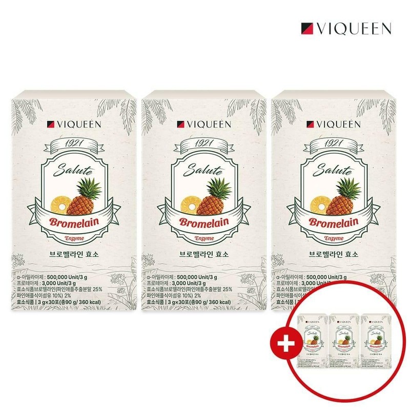 ByQueen 3+3 1921 Salute Bromelain Enzyme Pineapple Enzyme / 바이퀸3+3