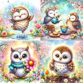 Baby Room Wall Art Prints; Frogs Nursery Décor; Kids Room Decorations; Gender Neutral Art; Baby Shower Gift; Unframed Wall Art; Baby Room Decor; Woodland Animals (Set of 4) 8 in. x 10 in.