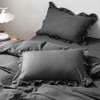 Forhomelife Set of 2 Pillow Cases 43x63 Ruffles Envelope Pillow