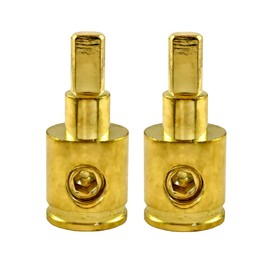 Power and Ground 1/0 to 4 Gauge Reducer for Car Audio Amplifier Installation - Pair