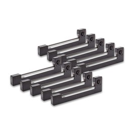 vhbw 10 x Ink Ribbon Nylon Ribbon Ink Ribbon Compatible with Dot Matrix Printer Casio ERC 22 Replacement for Epson ERC-09, Epson C43S015354, ERC-09B