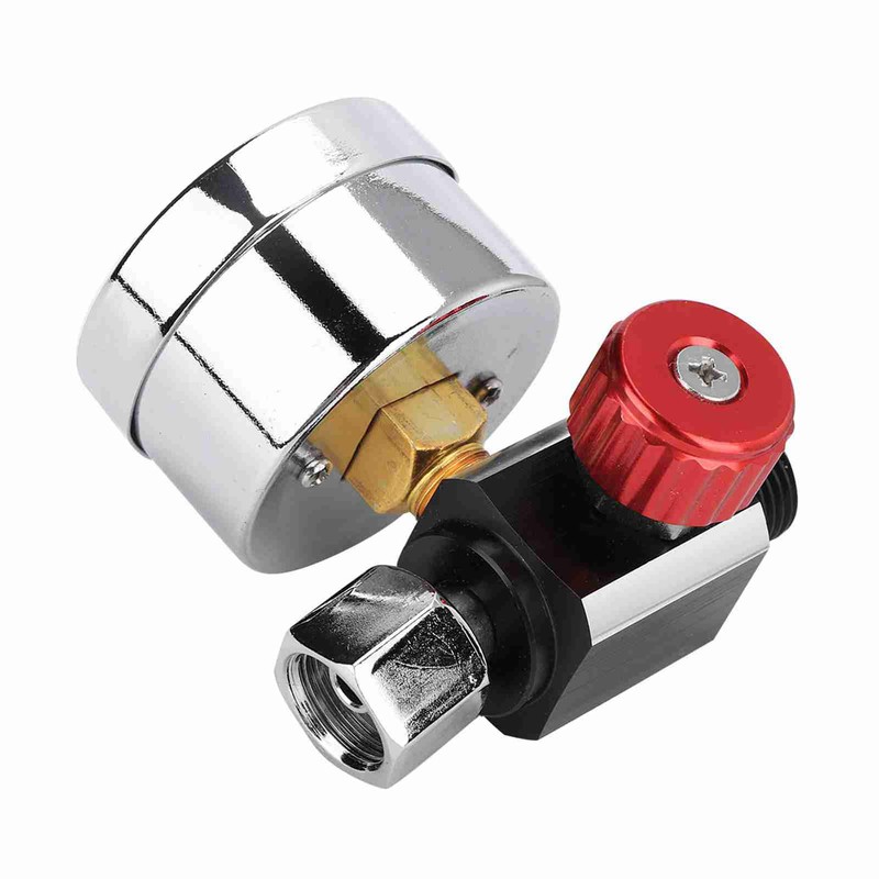 Air Pressure Regulator Gauge Adjustable Spray Gun Instrument Pneumatic Tool