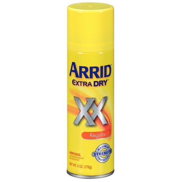 ARRID Extra Dry Anti-Perspirant Deodorant Spray Regular 6 oz (Pack of 12)
