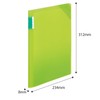 Kokuyo M5710LG-6 File Clear Holder Book MOTTE A4 6P Yellow-Green