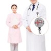 Visxcnu 2 x Retractable ID Card Holder Nurse for Doctor