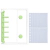 Transparent Seal Book, 5 Holes Clear Binder Seal Storage, Sith