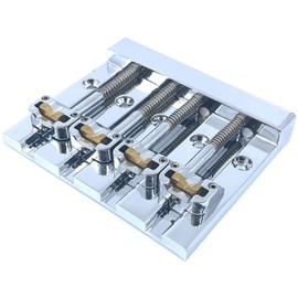 Hipshot KickAss High-mass Bass Bridge for 5-bolt Fender, Chrome