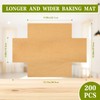 Tchrules Unbleached Parchment Paper Loaf Pan Liner,200Pcs 9''x5''