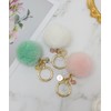 Maia Mya Mink Fur Keyring & Charm Decoration - Mint