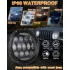 FZPJJNB 7In Led Headlights For Wrangler JK TJ LJ 1997-2020