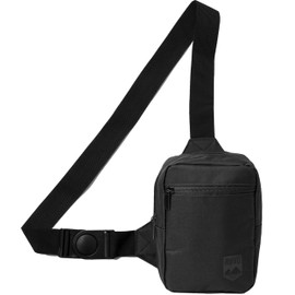 RUVO® Sling Bag Men & Women I Durable and Stylish Cross Bag I Chest Bag for Men and Women for Travel, Outdoor & Leisure, black