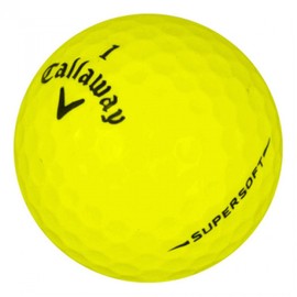 Callaway SuperSoft Yellow Mint Lostgolfballs (12 Pack)