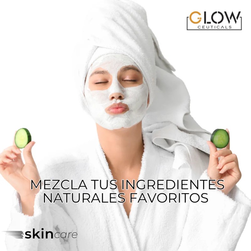 🔥 Kit con bowl preparación mascarillas faciales Vitaminas y Minerales