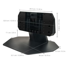 ECONTROLLY 75U7N TV Base TV Stand Legs Compatible with Hisense 65inch 75inch U7 Series Mini-LED QLED 4K UHD Smart TV 75U7N 65U7N