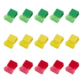 TOHKIN OSMC-L5GYR Smart Clip, Green, Yellow, Red (Assort Set), Green, Yellow, Red, 5 Pieces of Each Color, Pressing Activity, Pressing Things