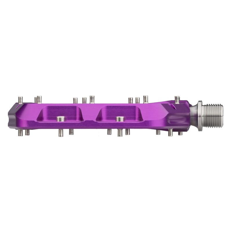 Wolf Tooth Waveform Aluminum Pedals - Large - Ultraviolet Purple