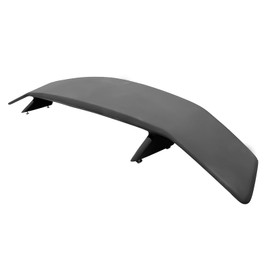 IKON MOTORSPORTS, Universal Fit Trunk Spoiler, GT Style Black FRP - Fiberglass Rear Trunk Lid Spoiler Wing Lip, for Most Coupe Sedan Hatchback Wagon