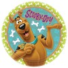 "Scooby Doo Zoinks" Teal and Green Round Party Paper Plates