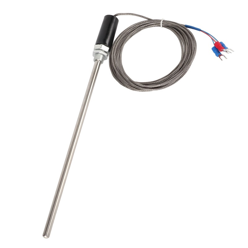 M12 Probe Thermocouple PT100 Stainless Steel Temperature Sensor Probe 200mm