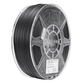 eSUN Carbon Fiber ABS Filament 1.75mm, High Impact Resistance Lightweight 3D Printer Filament Reinforced ABS CF, 1KG Spool (2.2 LBS) 3D Printing Filament for 3D Printers, Black