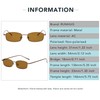 RUNHUIS Retro Classic Small Rectangle Sunglasses Women Men Vintage Slim