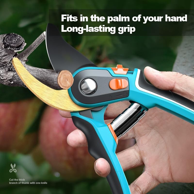 Greenwood Genuine Professional Garden Pruning Shears, 0-35mm Cutting Capacity, Two-Position